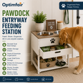 Optimfair™ PawDock Entryway Feeding Station