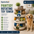 Optimfair™ PawTidy Rotating Toy Tower